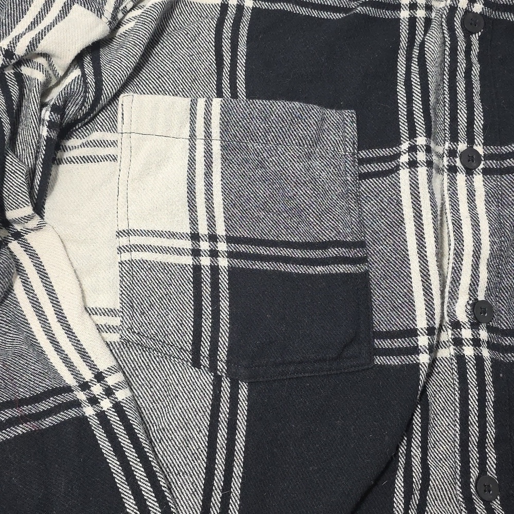 Fashion Nova Men Black and Gray Plaid Jacket - Picture 4 of 6